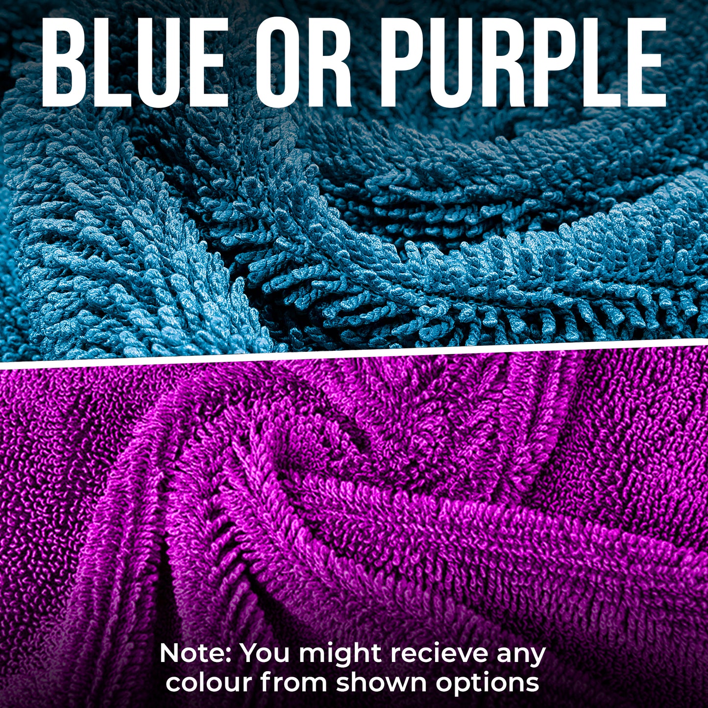 CAR101 1200 GSM Twisted Loop Drying Towel