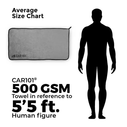 CAR101 500 GSM Microfiber Towel