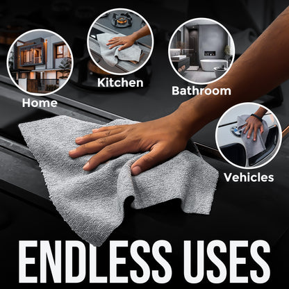 CAR101 Rip Rolls | 220 GSM Microfiber Towel Roll | 20 Units/Roll of tearable & reusable microfibre towels.