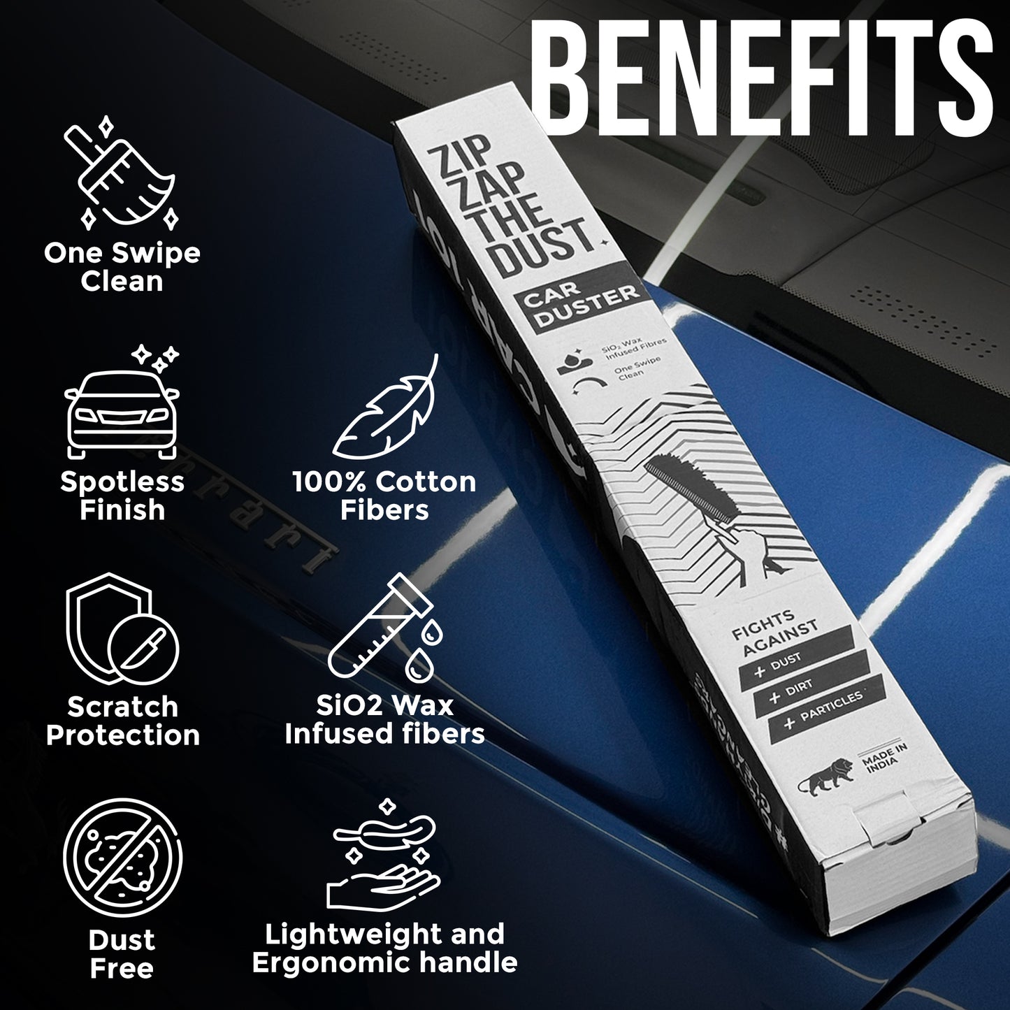 Zip Zap Duster + Graphene ceramic coating