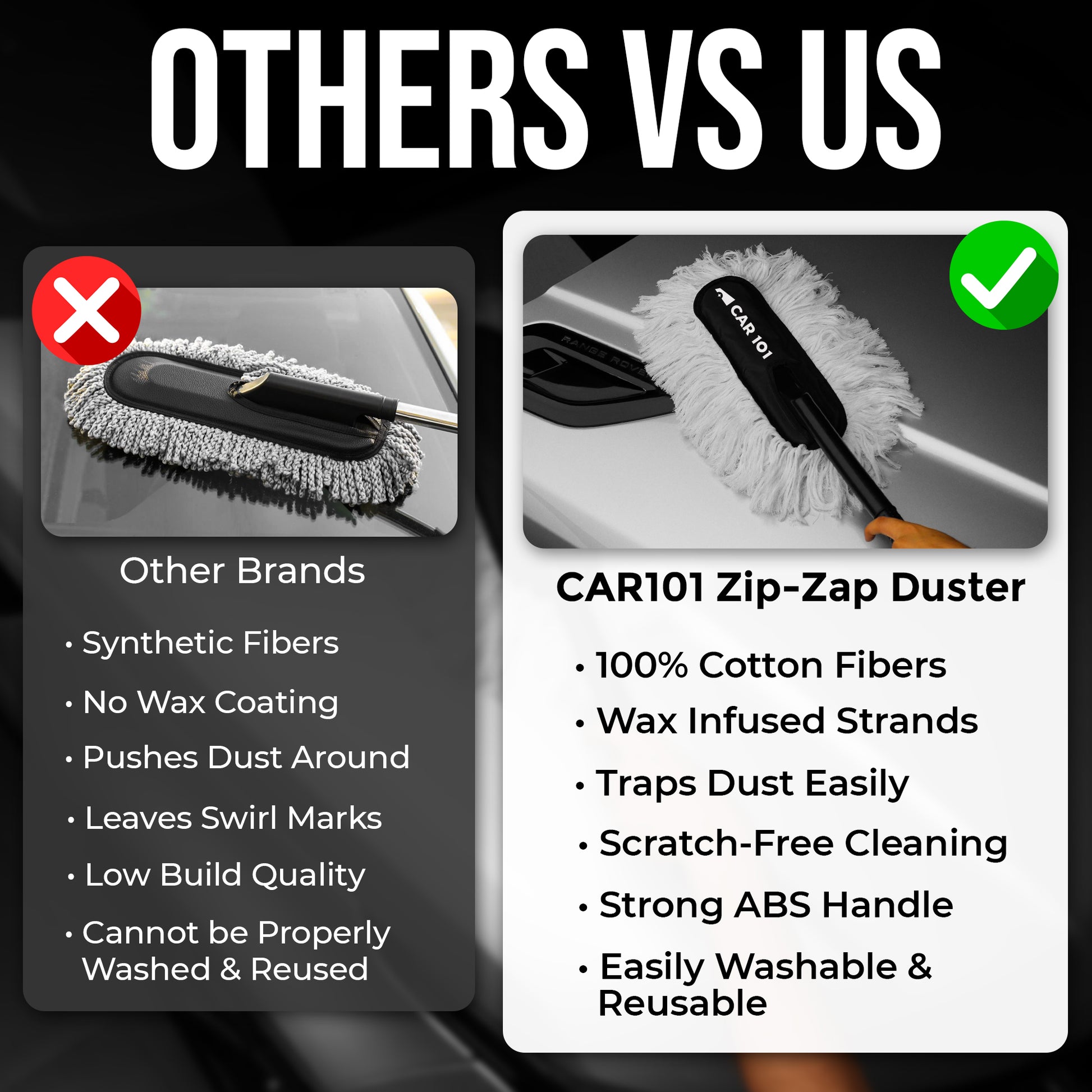 ZIP ZAP Car Duster Packs