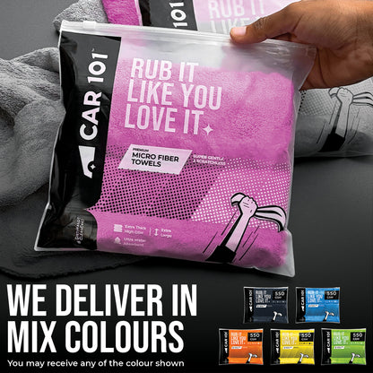 550 GSM Microfiber Towels  – Ultra Absorbent & Super Soft