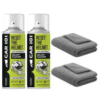 Helmet & Gear Cleaner with Microfiber towel