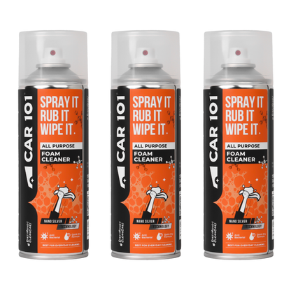 All Purpose Foam Cleaner | Best for daily cleaning | Car interior & Exterior | Anti Bacterial | 500ml large Size
