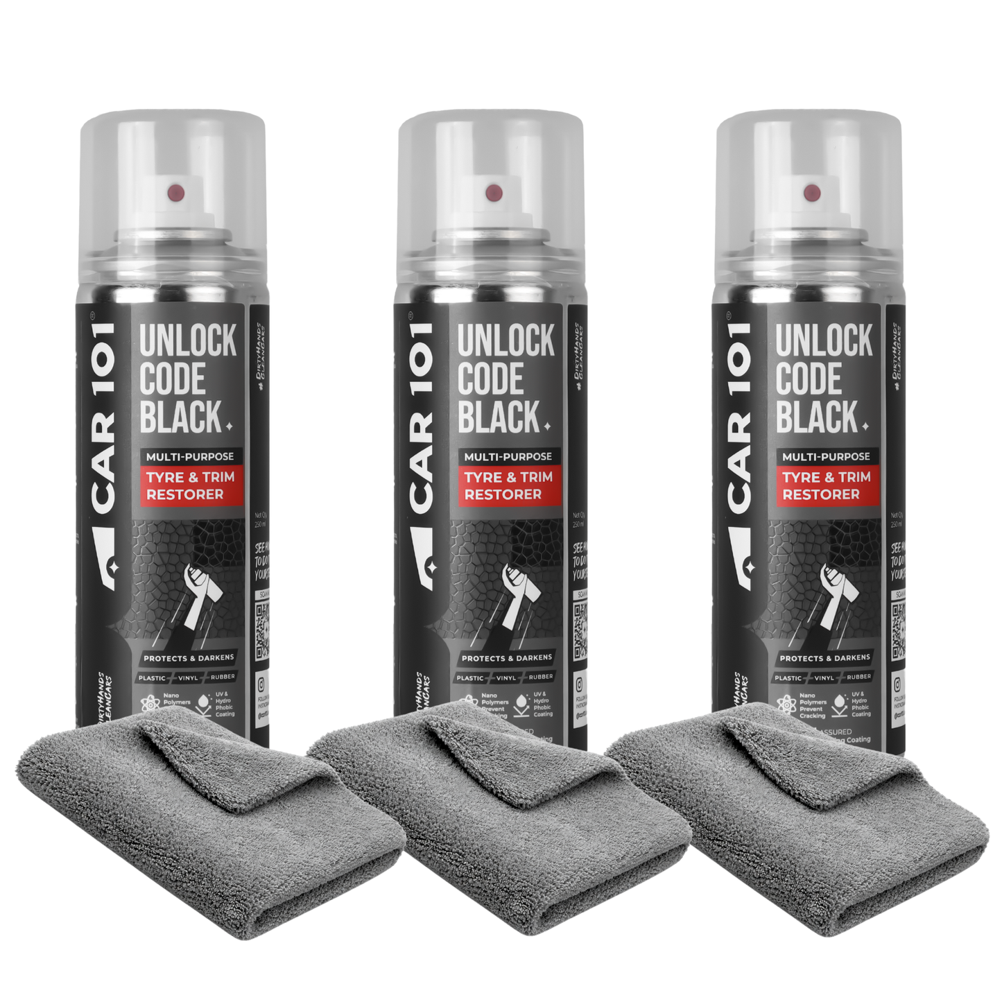 CAR101 Tyre & Trim Restorer Spray Coating