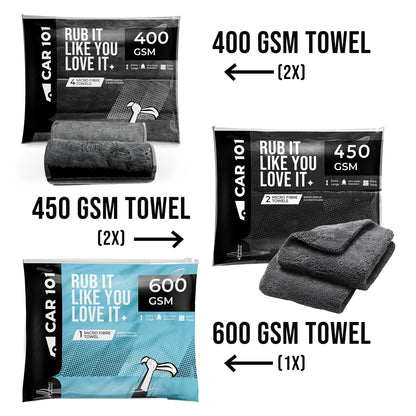 Car101 Microfiber Mix Pack Lite