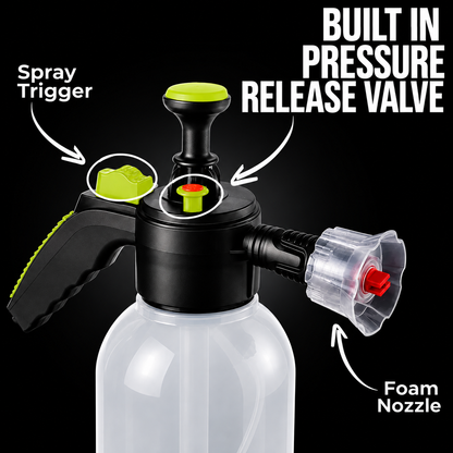 Foaming Sprayer | Multipurpose Sprayer 2L | Adjustable Nozzle | For Gardening, Car & Bike Wash