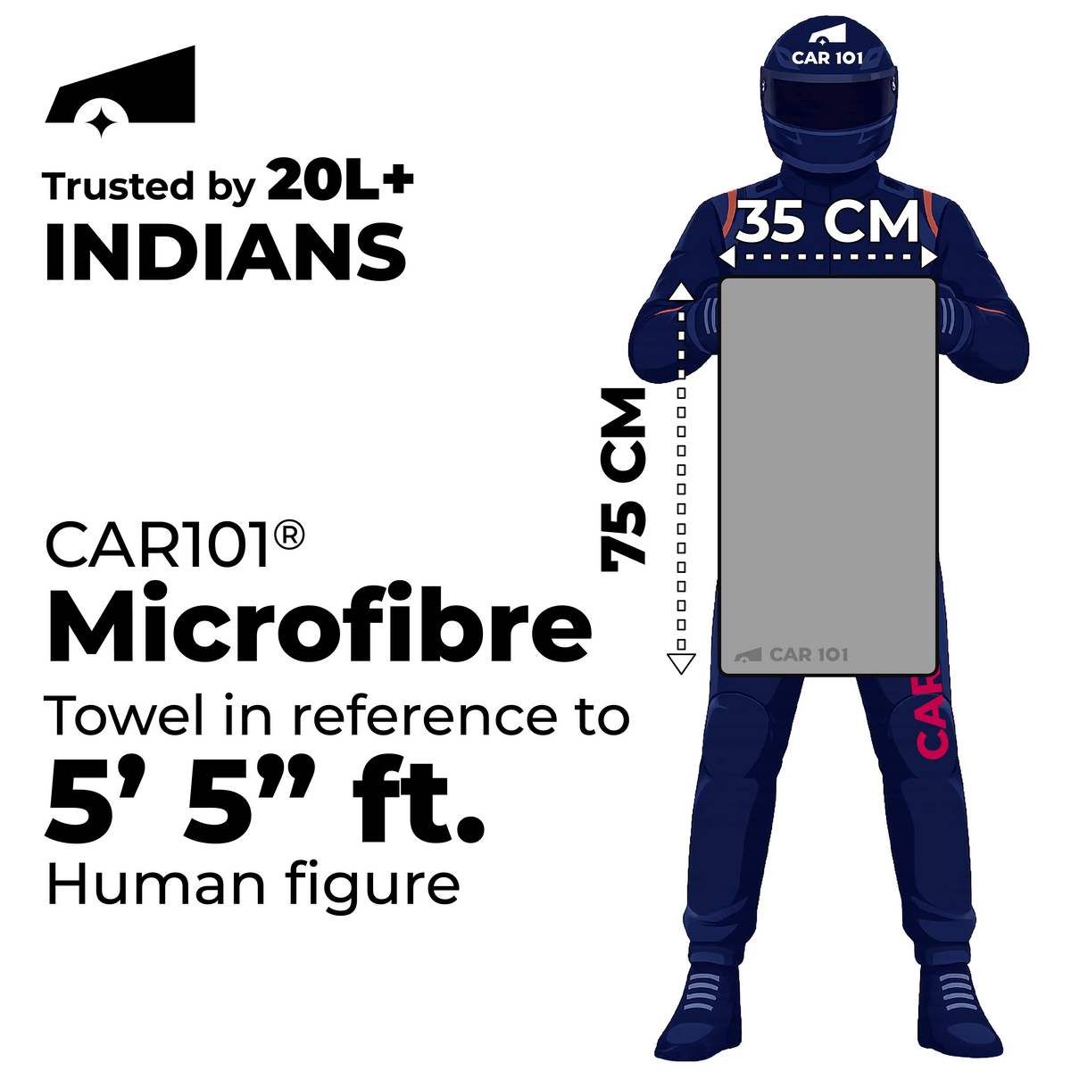 CAR101 500 GSM Microfiber Towel