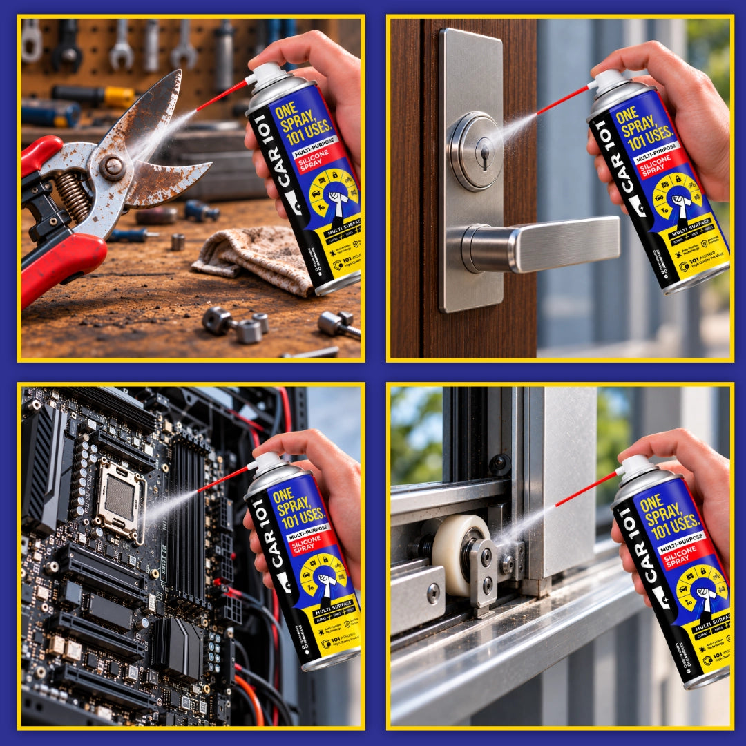 Multi-Purpose Silicone Spray to Lubricate, Protect & Restore